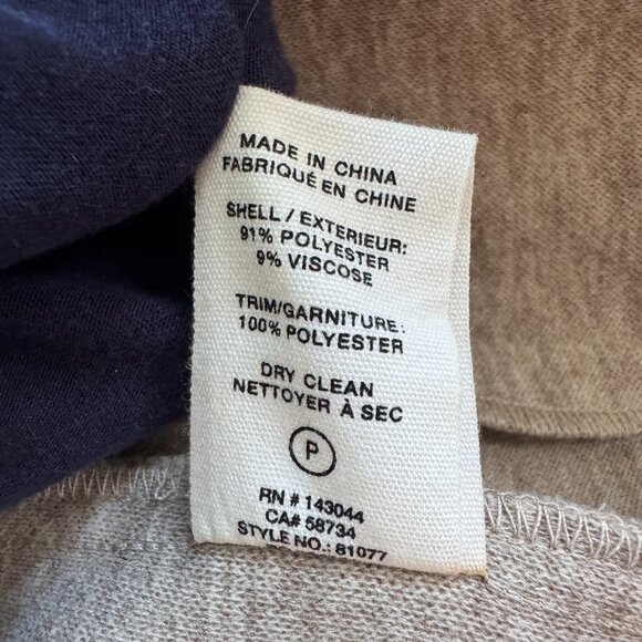 Avec Les Filles Peacoat Designer Jacket | Women's | Color: Tan / Khaki | Size: L - Picture 5 of 5